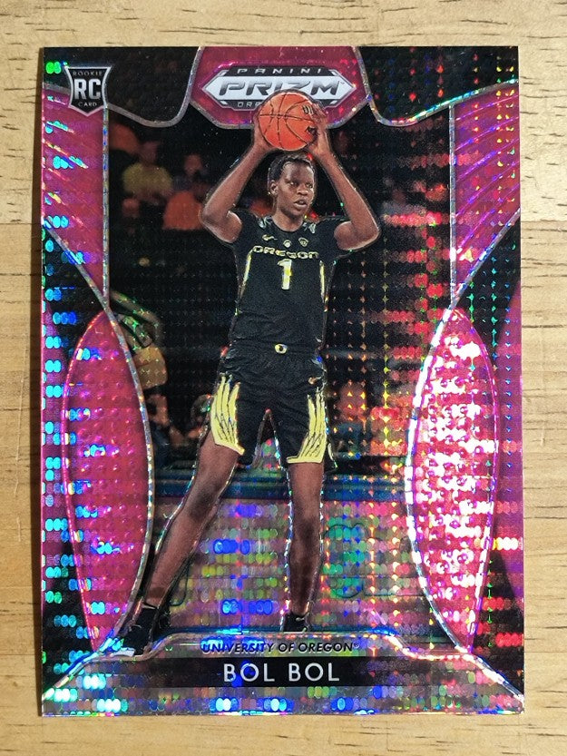 2019-20 Panini Prizm Draft Picks Prizms Pink Pulsar #45 Bol Bol