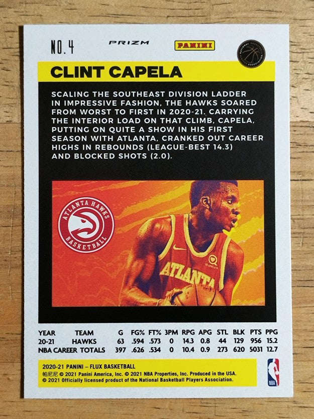 2020-21 Panini Flux Factory Pulsar #4 Clint Capela