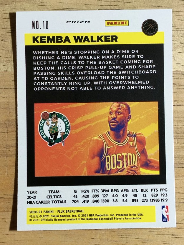 2020-21 Panini Flux Factory Pulsar #10 Kemba Walker
