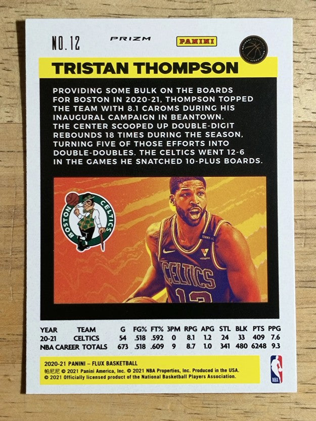 2020-21 Panini Flux Factory Pulsar #12 Tristan Thompson