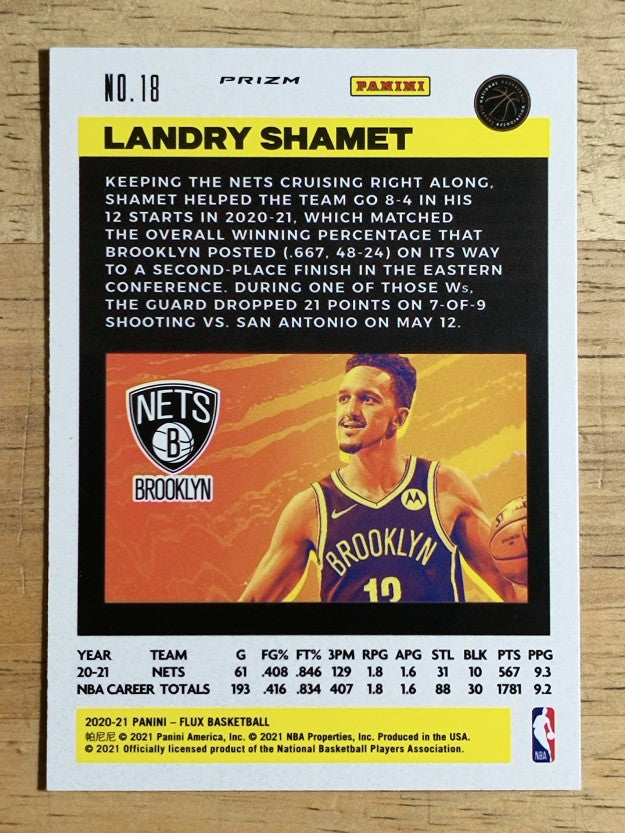 2020-21 Panini Flux Factory Pulsar #18 Landry Shamet