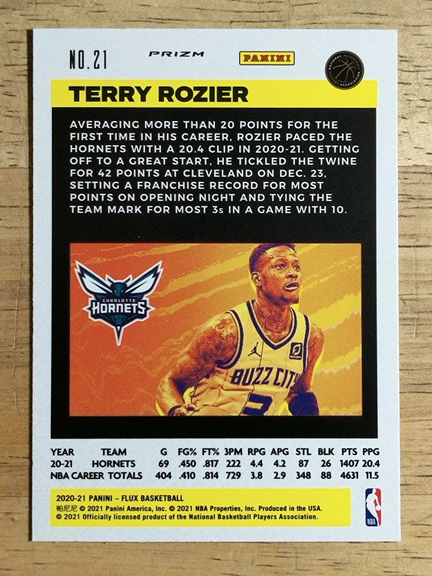 2020-21 Panini Flux Factory Pulsar #21 Terry Rozier