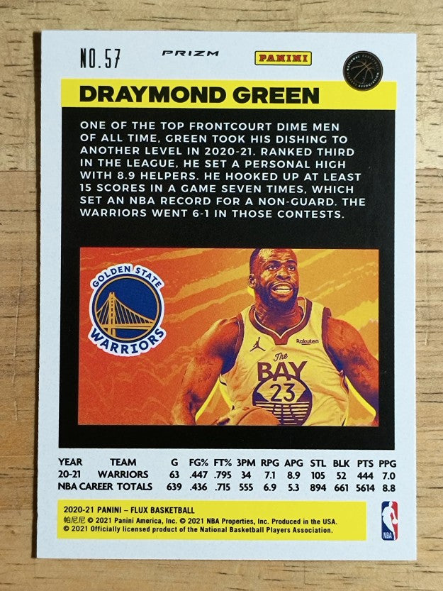 2020-21 Panini Flux Factory Pulsar #57 Draymond Green