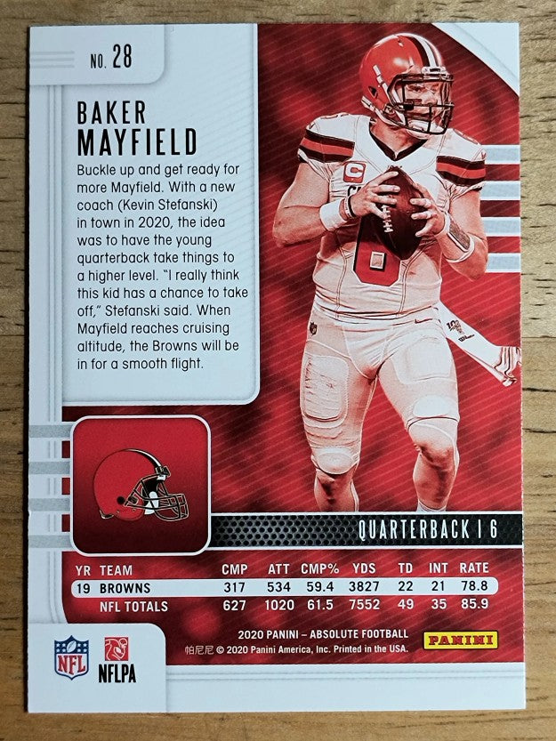 2020 Absolute Retail #28 Baker Mayfield
