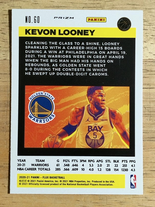 2020-21 Panini Flux Factory Pulsar #60 Kevon Looney