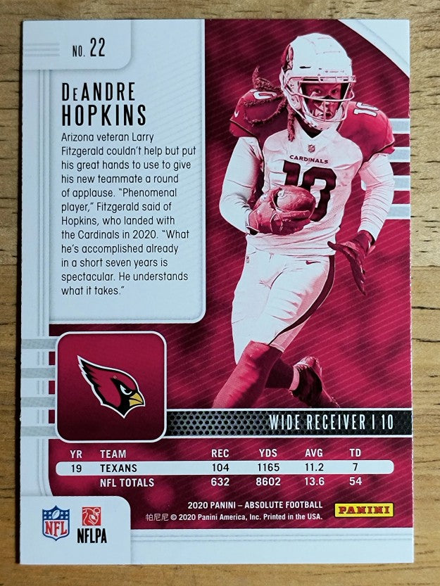 2020 Absolute Retail #22 DeAndre Hopkins