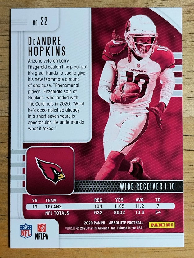 2020 Absolute Retail #22 DeAndre Hopkins