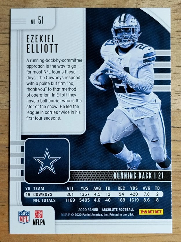 2020 Absolute Retail #51 Ezekiel Elliott