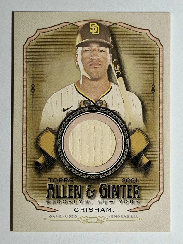 2021 Topps Allen and Ginter Relics #AGATG Trent Grisham