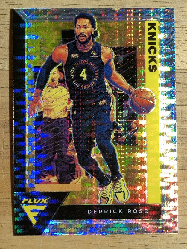 2020-21 Panini Flux Factory Pulsar #119 Derrick Rose