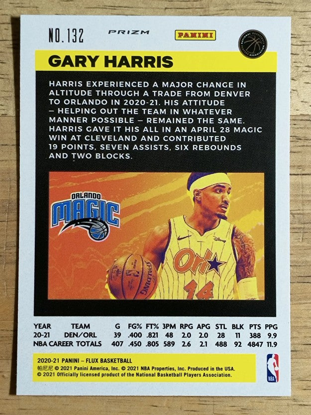 2020-21 Panini Flux Factory Pulsar #132 Gary Harris