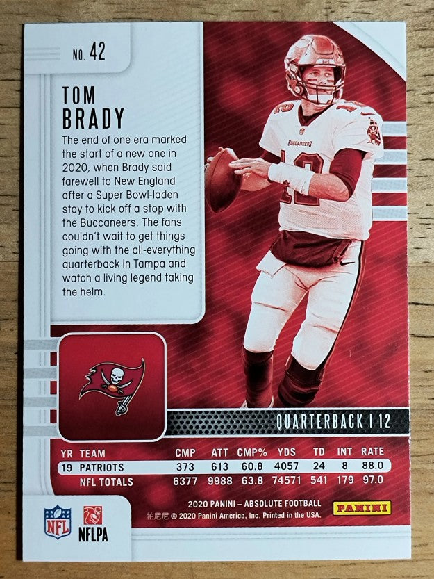 2020 Absolute Retail #42 Tom Brady
