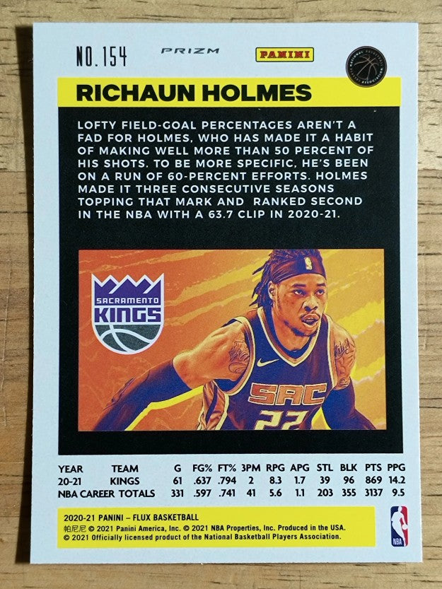 2020-21 Panini Flux Factory Pulsar #154 Richaun Holmes