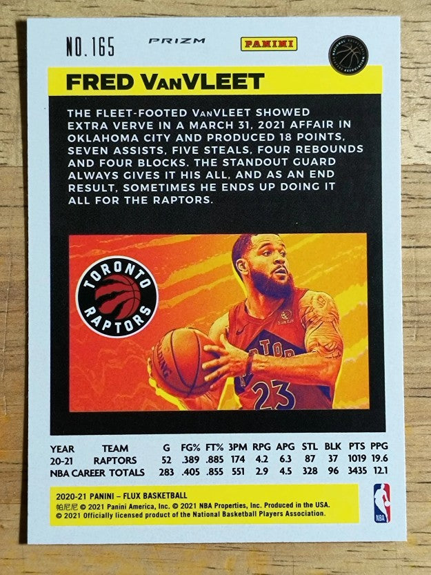2020-21 Panini Flux Factory Pulsar #165 Fred VanVleet