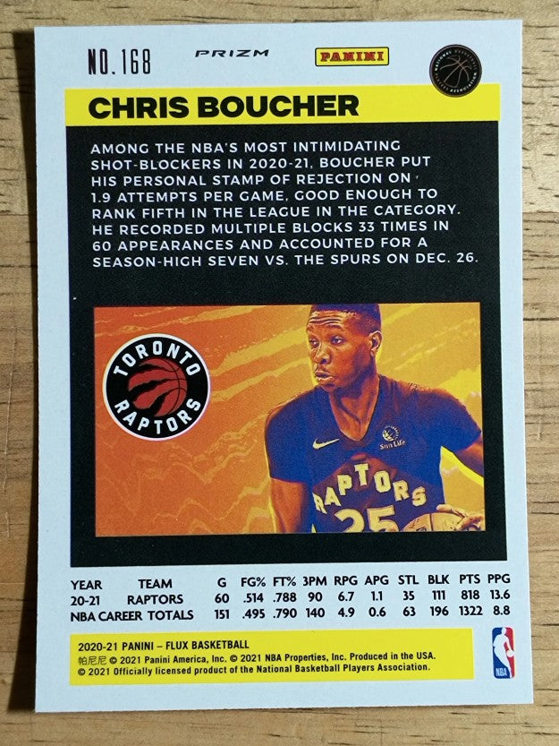 2020-21 Panini Flux Factory Pulsar #168 Chris Boucher