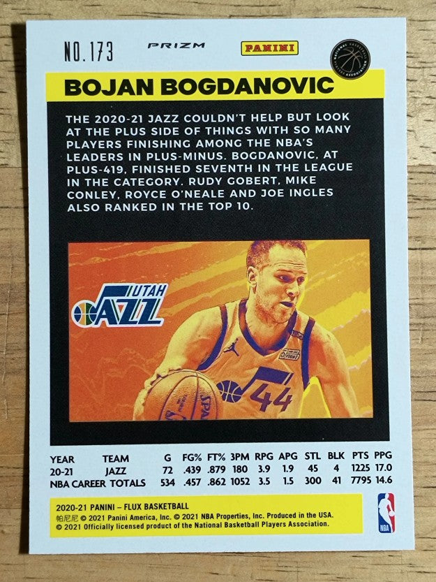 2020-21 Panini Flux Factory Pulsar #173 Bojan Bogdanovic