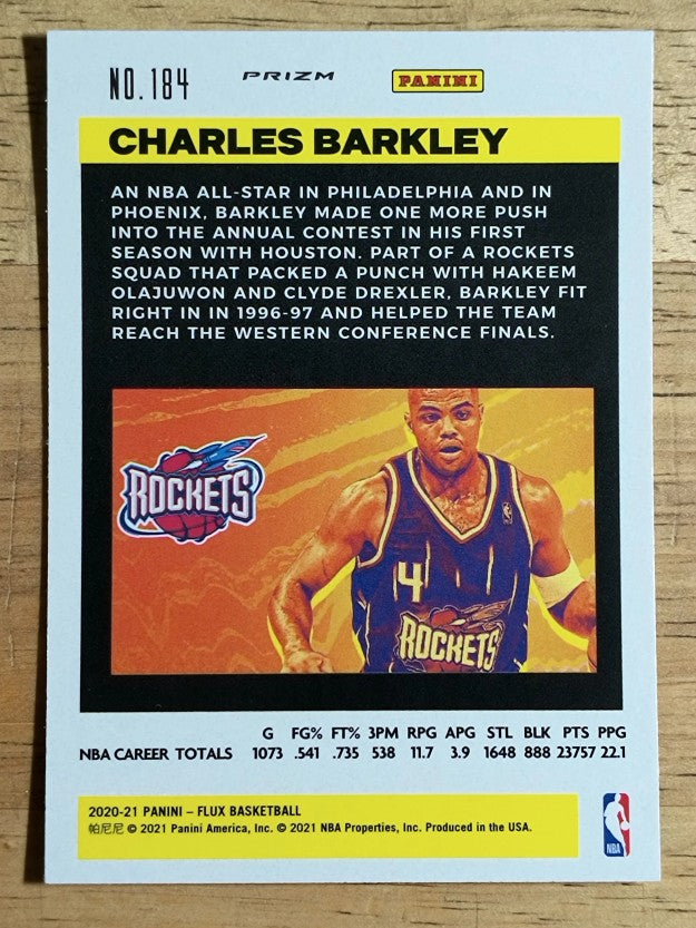 2020-21 Panini Flux Factory Pulsar #184 Charles Barkley
