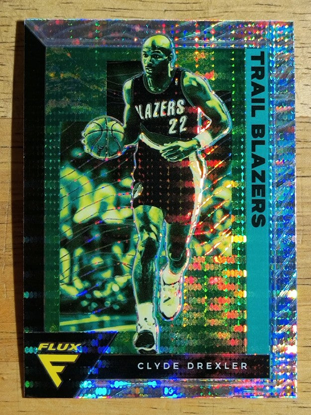 2020-21 Panini Flux Factory Pulsar #187 Clyde Drexler