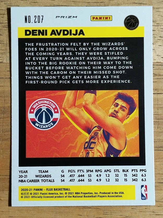 2020-21 Panini Flux Factory Pulsar #207 Deni Avdija