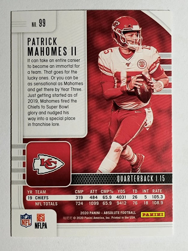 2020 Absolute Retail #99 Patrick Mahomes II