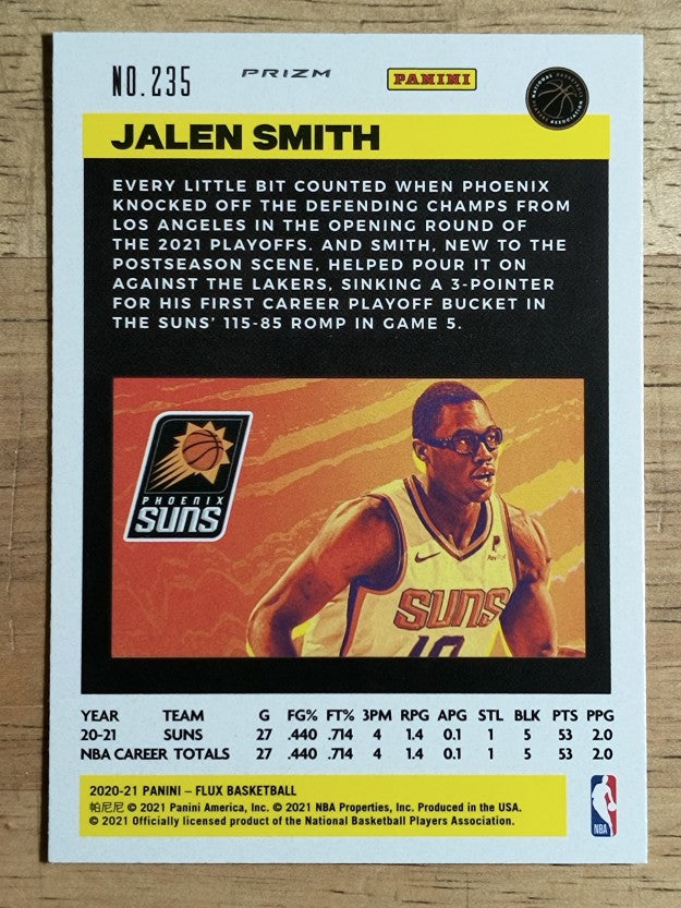 2020-21 Panini Flux Factory Pulsar #235 Jalen Smith