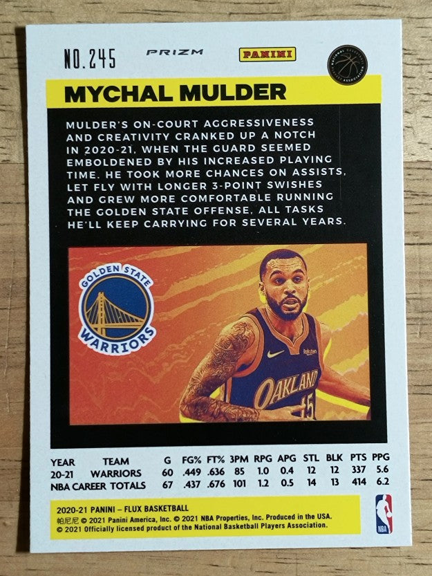 2020-21 Panini Flux Factory Pulsar #245 Mychal Mulder
