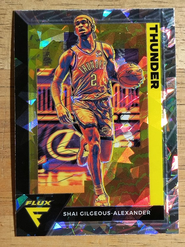 2020-21 Panini Flux Fanatics Factory Cracked Ice #121 Shai Gilgeous-Alexander