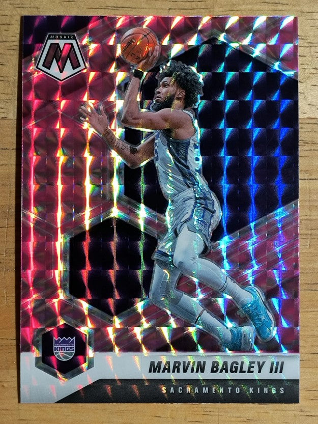2020-21 Panini Mosaic Mosaic Camo Pink #106 Marvin Bagley III