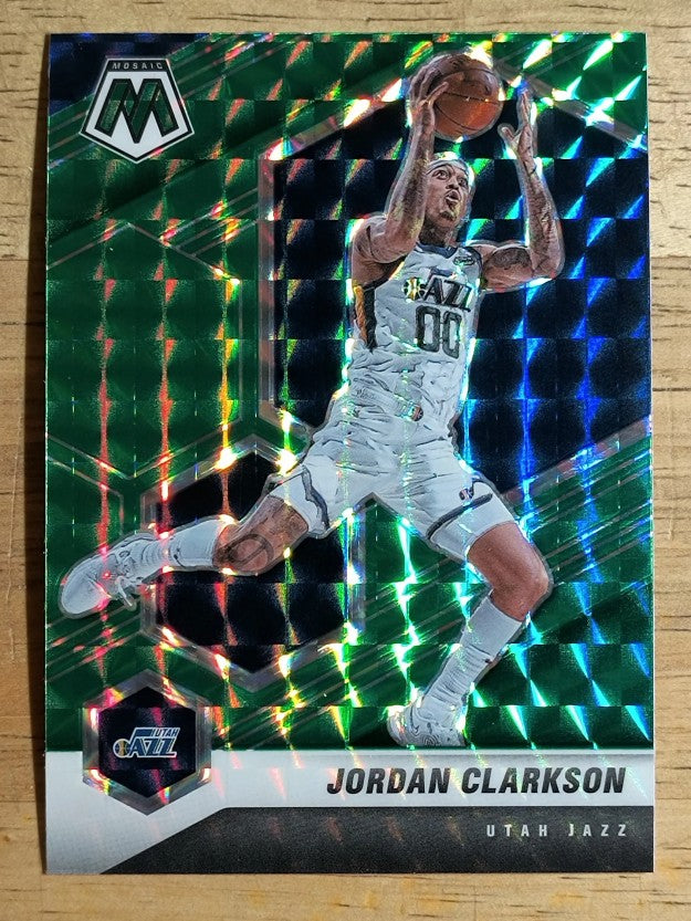2020-21 Panini Mosaic Mosaic Green #2 Jordan Clarkson