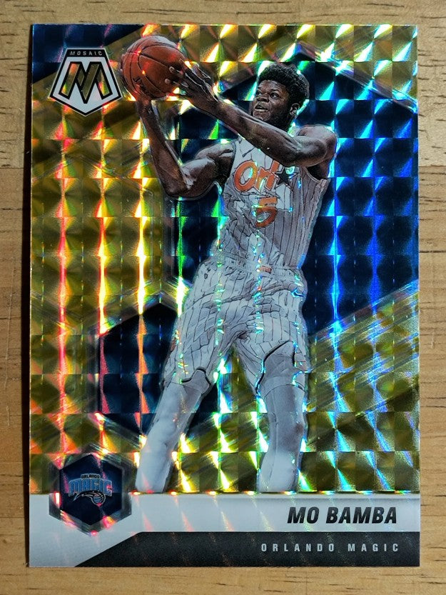 2020-21 Panini Mosaic Mosaic Reactive Yellow #38 Mo Bamba