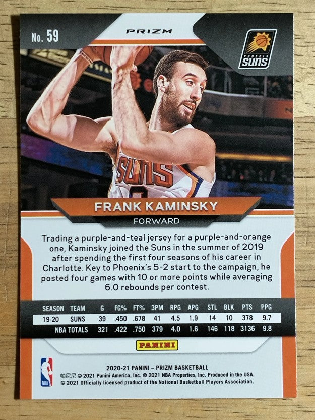 2020-21 Panini Prizm Prizms Green #59 Frank Kaminsky