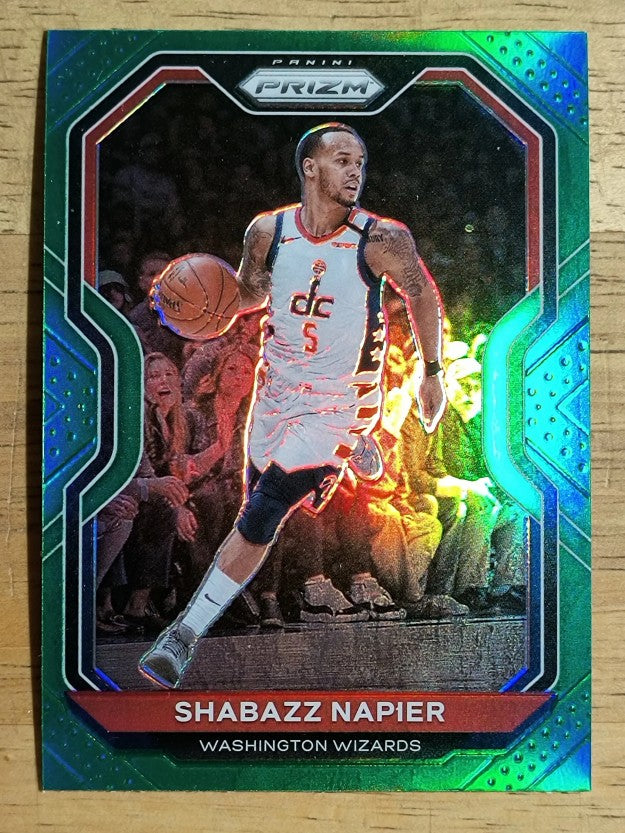2020-21 Panini Prizm Prizms Green #193 Shabazz Napier