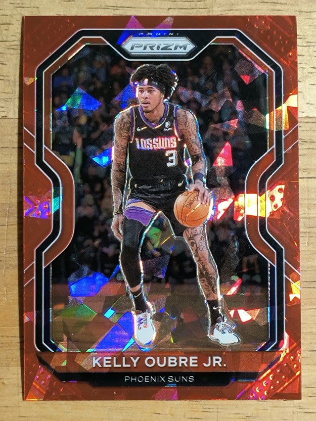2020-21 Panini Prizm Prizms Red Ice #208 Kelly Oubre Jr.