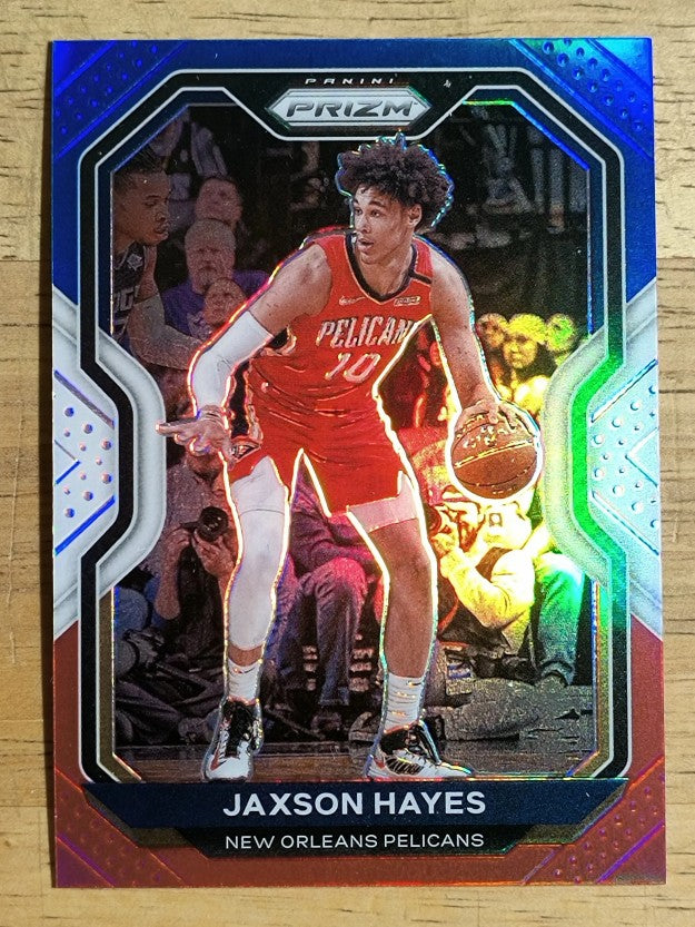 2020-21 Panini Prizm Prizms Red White and Blue #20 Jaxson Hayes