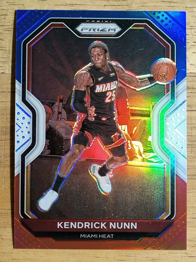 2020-21 Panini Prizm Prizms Red White and Blue #213 Kendrick Nunn