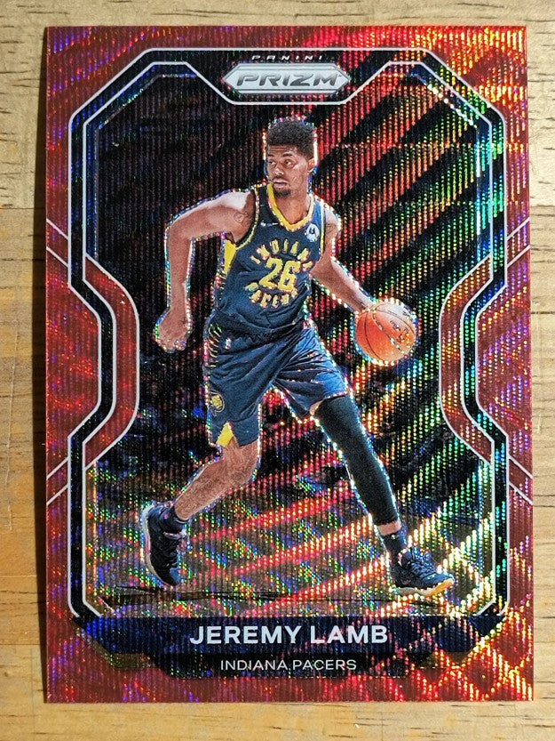 2020-21 Panini Prizm Prizms Ruby Wave #96 Jeremy Lamb