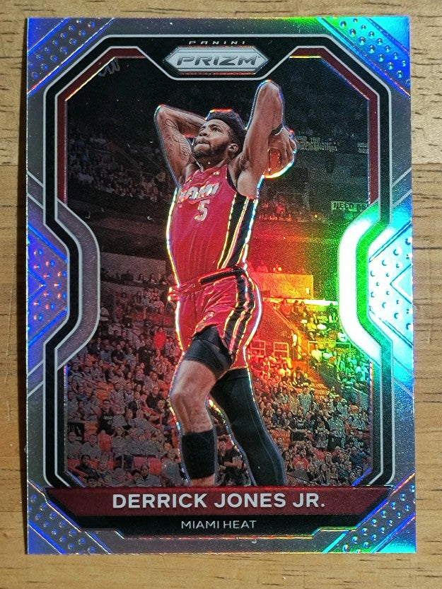 2020-21 Panini Prizm Prizms Silver #55 Derrick Jones Jr.