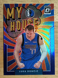 2021-22 Donruss Optic My House Purple #1 Luka Doncic
