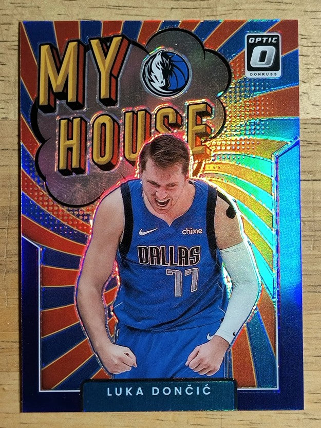 2021-22 Donruss Optic My House Purple #1 Luka Doncic