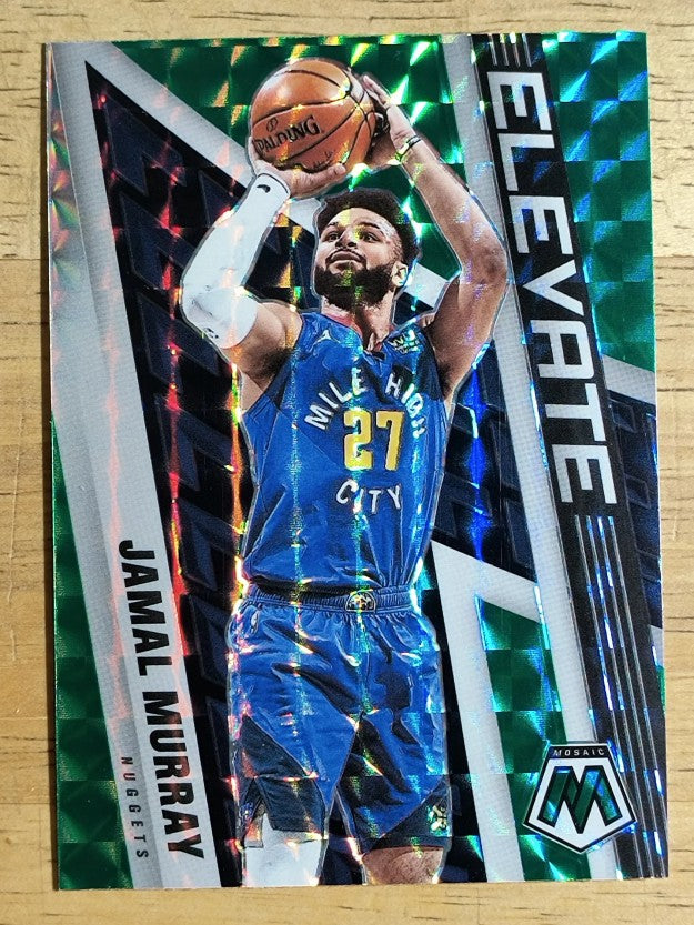 2021-22 Panini Mosaic Elevate Mosaic Green #23 Jamal Murray