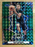 2021-22 Panini Mosaic Mosaic Green #69 Cole Anthony