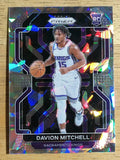 2021-22 Panini Prizm Prizms Ice #312 Davion Mitchell