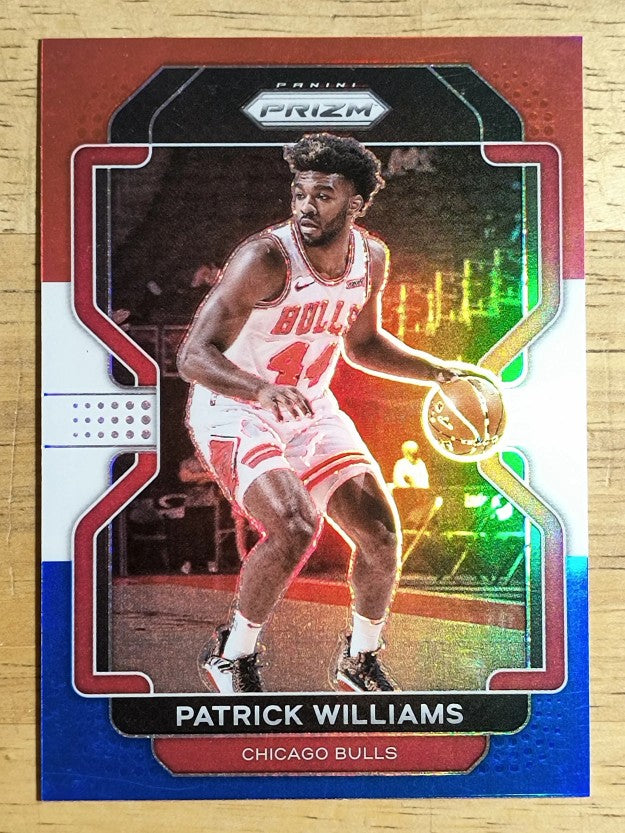 2021-22 Panini Prizm Prizms Red White and Blue #6 Patrick Williams