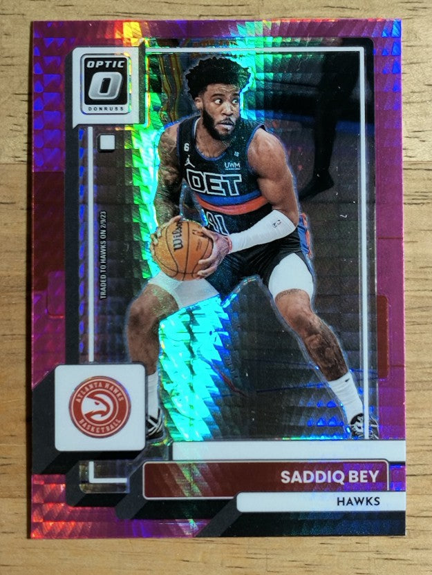 2022-23 Donruss Optic Hyper Pink #94 Saddiq Bey
