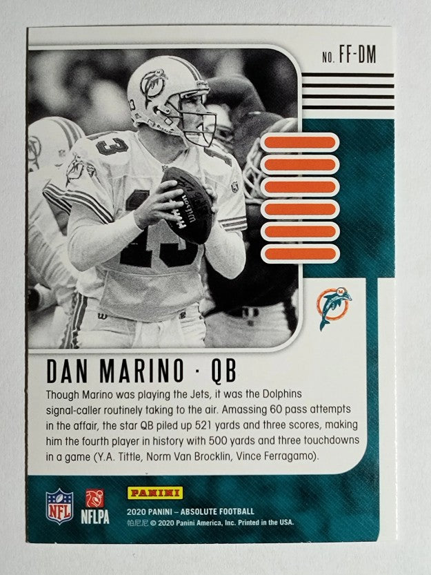 2020 Absolute Fantasy Flashback #6 Dan Marino