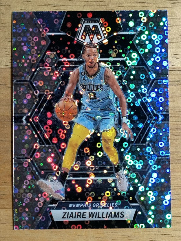 2022-23 Panini Mosaic Mosaic Fast Break Silver #163 Ziaire Williams