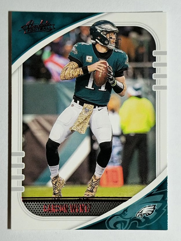 2020 Absolute Red #63 Carson Wentz