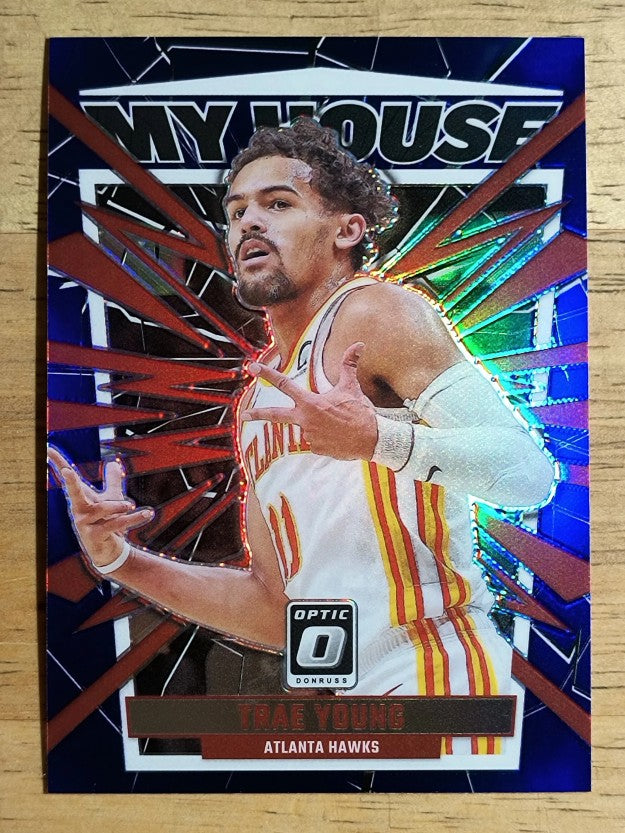 2023-24 Donruss Optic My House Purple #8 Trae Young