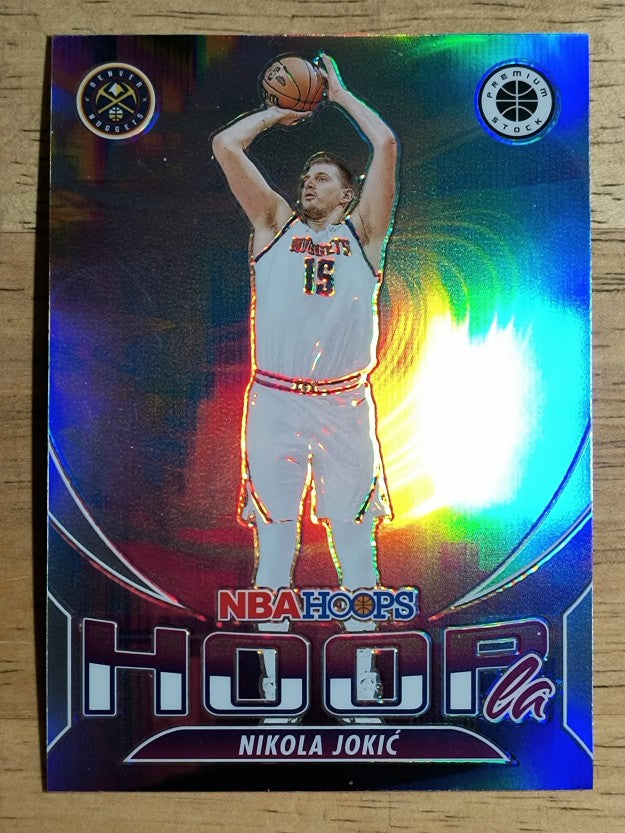 2023-24 Hoops Premium Stock Hoopla Silver Prizm #6 Nikola Jokic