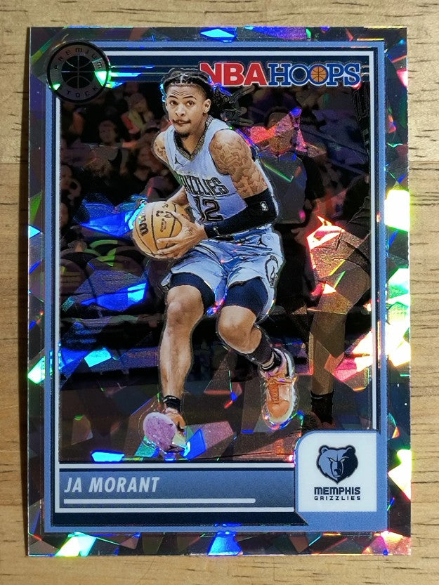 2023-24 Hoops Premium Stock Ice Prizm #102 Ja Morant
